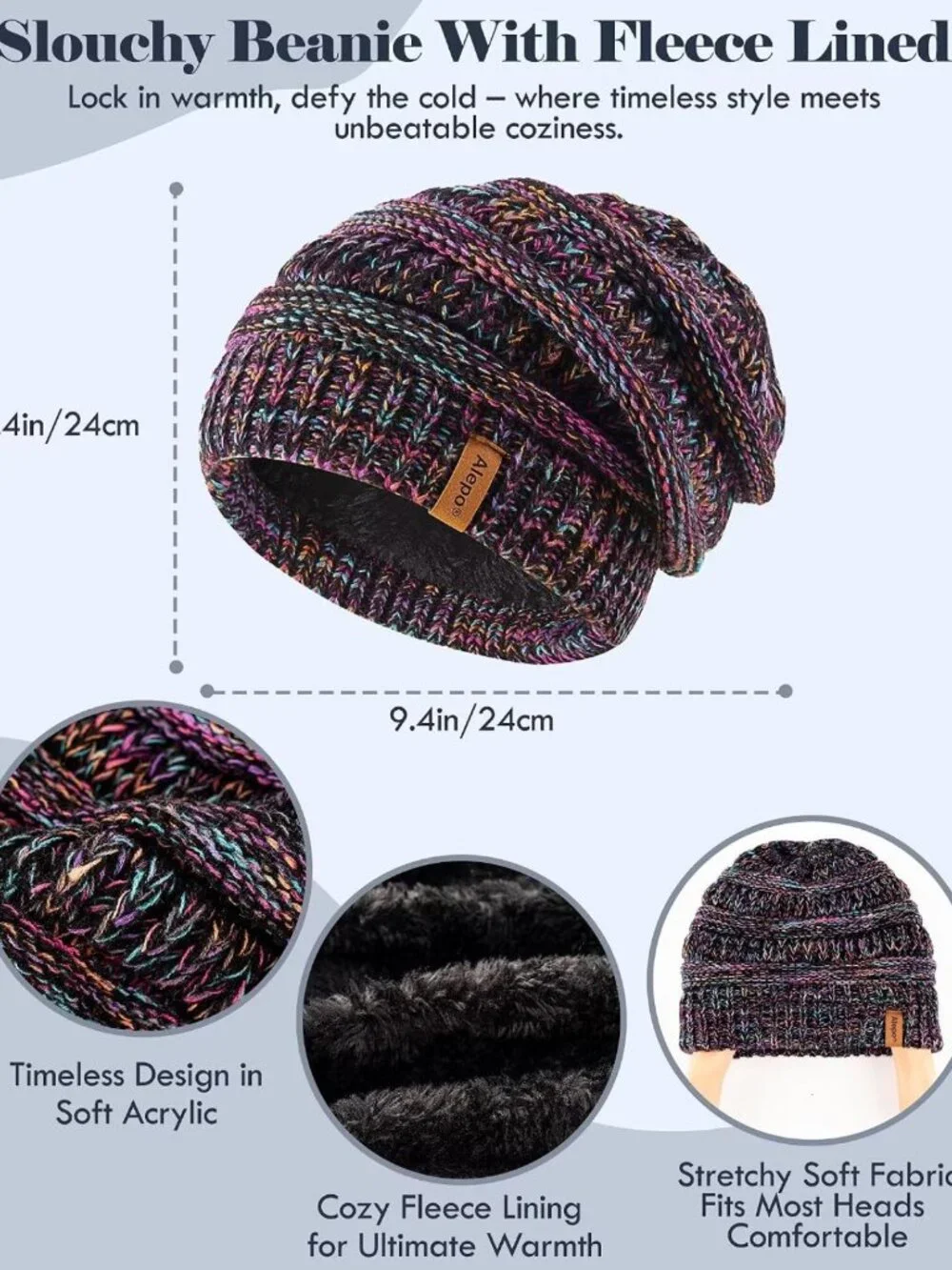 Cozy Winter Beanie, Scarf & Touchscreen Gloves Set for Women - Warm 3-in-1